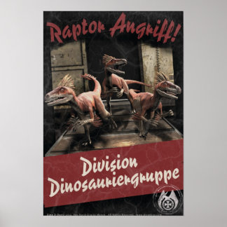 Poster Jour J de Dino : Attaque de Raptor