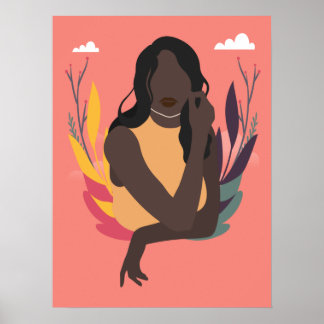 Poster Jour Noir de Concept Fun tiré à la main 1/3