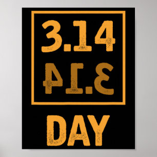 Poster Jour Pi - 3,14 = Coïncidence À secteurs