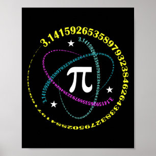 Poster Jour Pi 3.14 Jour Pi Amusant Math Lover Joyeux Jou