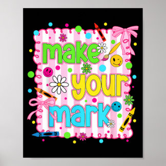 Poster Jour pointillé prépa Faire marque arc pointillé co