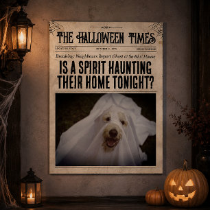 Poster Journal mural personnalisé pour Halloween avec app