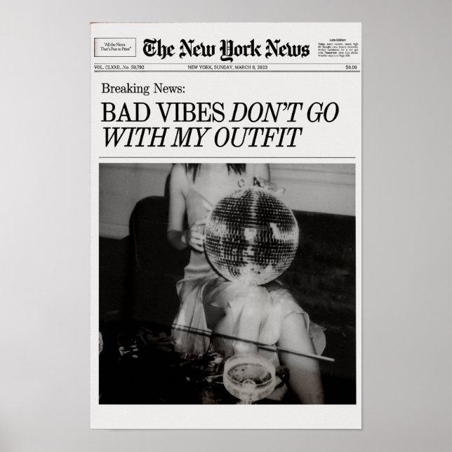 Poster Journal tendance Imprimer, New York Magazine Impri (Devant)