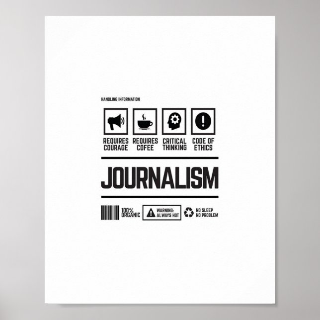 Poster journalisme (Devant)