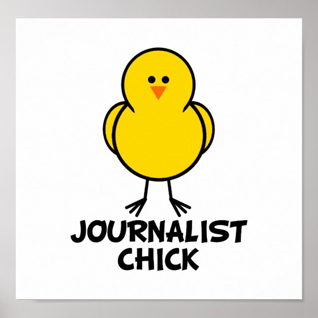 Poster Journaliste Chick (Devant)