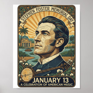 Poster Journée commémorative Stephen Foster