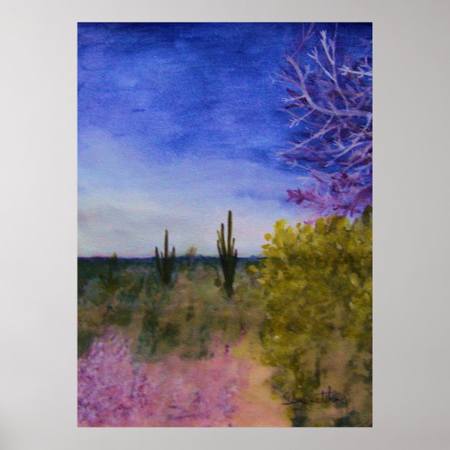 Poster Journée dans le désert de l'Arizona (Devant)