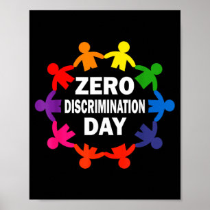 Poster Journée de la discrimination zéro - égalité inclus