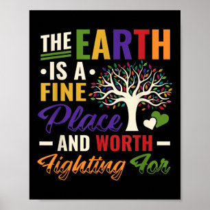 Poster Journée de la Terre Protection de l'environnement 