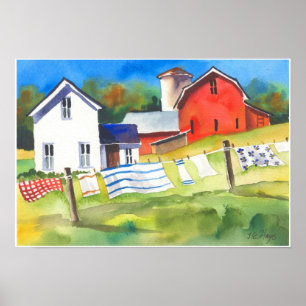 Poster Journée de lavage à la ferme