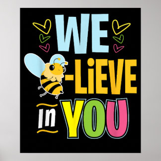 Poster Journée de test Abeille testant pour les enseignan