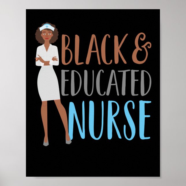 Poster Journée des infirmières et infirmiers noirs et ins (Devant)