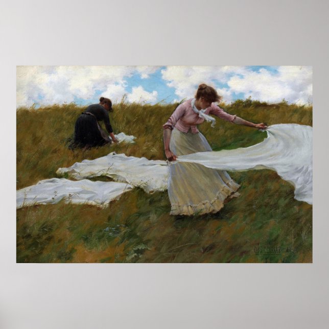 Poster Journée du Breezy par Charles Courtney Curran (Devant)