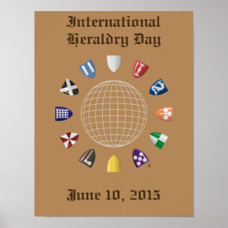 Poster Journée internationale de l'héraldique 2015