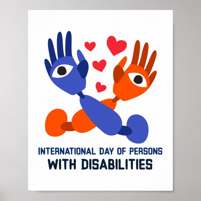Poster Journée internationale des personnes handicapées (Devant)