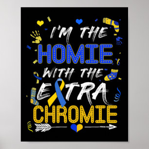 Poster Journée mondiale de la trisomie 21 Homie avec un c