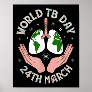 Poster Journée mondiale de la tuberculose Sensibilisation