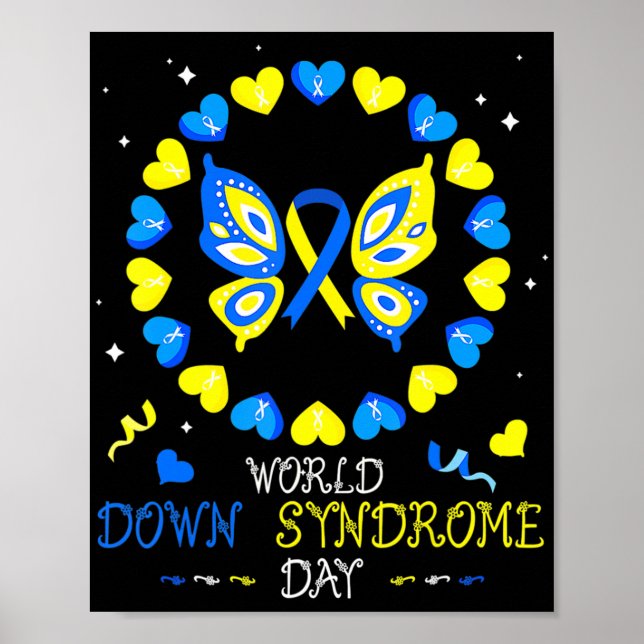 Poster Journée mondiale de sensibilisation au syndrome d' (Devant)