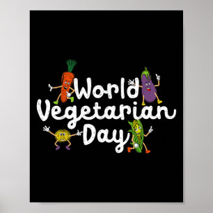 Poster Journée Mondiale des Végétaux Plante Basé Je Mange