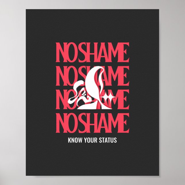 Poster Journée mondiale du sida Connaissez votre statut (Devant)