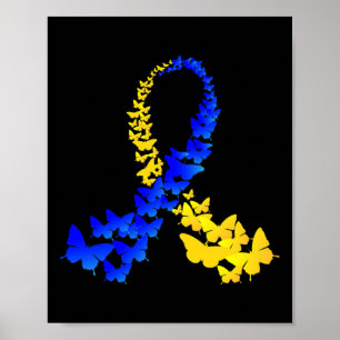 Poster Journée mondiale du syndrome de Down femmes enfant