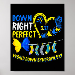 Poster Journée mondiale du syndrome de Down le 21 mars en