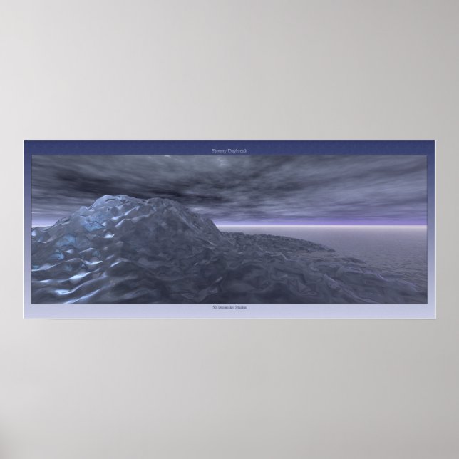 Poster Journée orageuse (Devant)