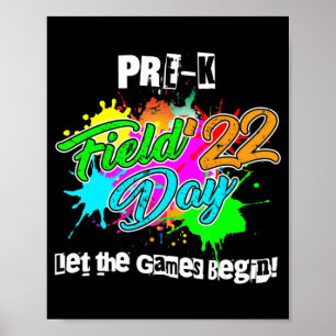 Poster Journée pré-K Field Day 2022 Laisser les Jeux comm