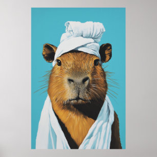 Poster Journée Spa de Capybara