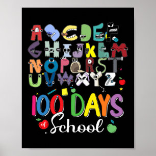 Poster Jours d'alphabet scolaire Lore Costume scolaire d'