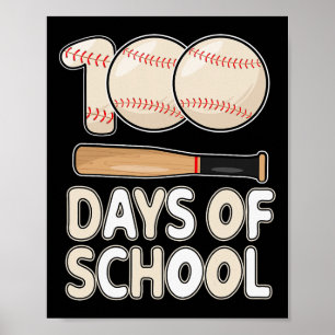 Poster Jours De Baseball Scolaire Pour Enfants Étudiants 