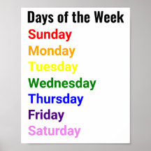 Jours de la semaine
