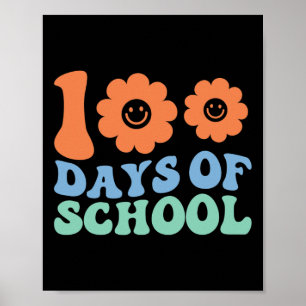 Poster Jours D'École les années 70 Étudiant Super Rétro
