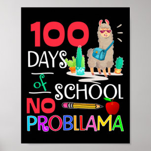 Poster Jours D'École Pas De Problème Llama Llama Filles
