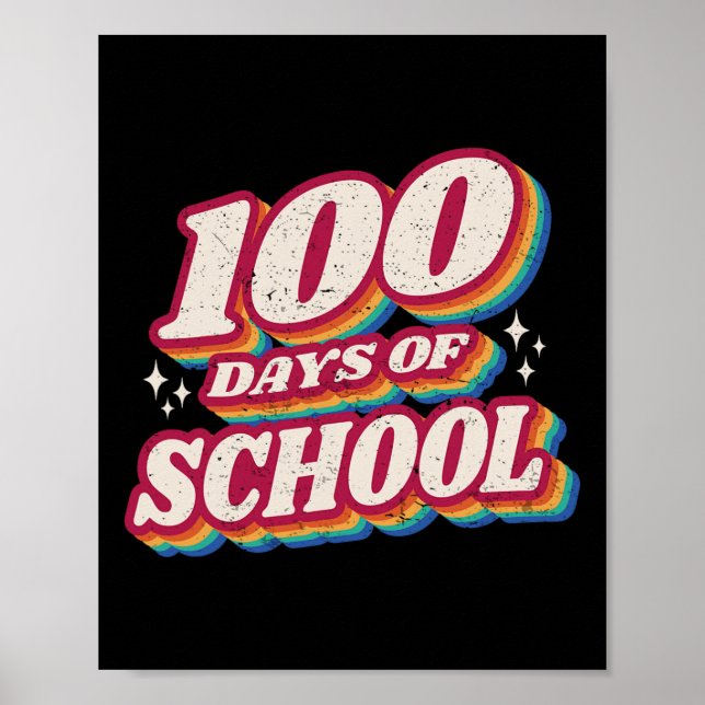 Poster Jours Y’all Enseignant Ou Étudiant 100e Jour De L’ (Devant)