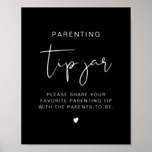 Poster JOVI Edgy Black Jar de conseils et de conseils