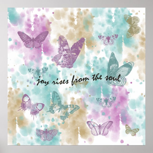 Poster Joy Rises from the Soul (Devant)