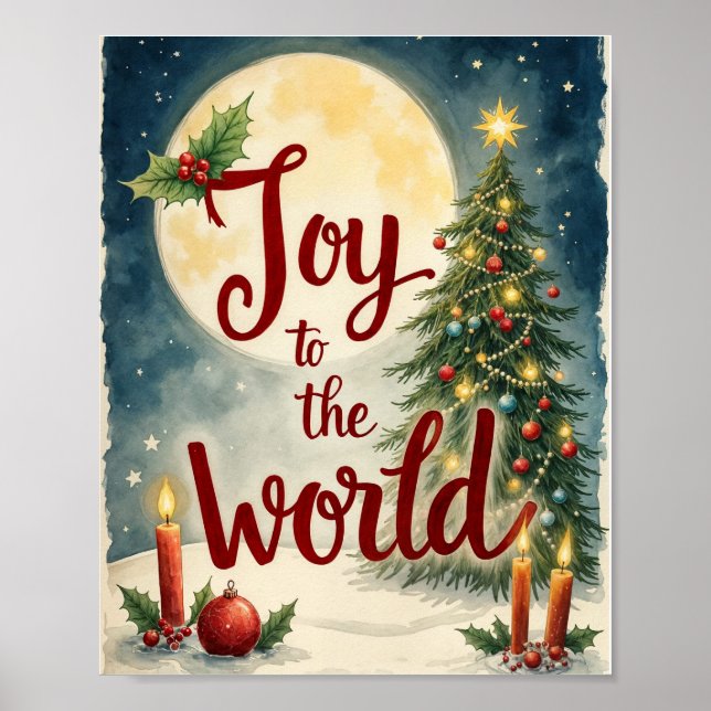 Poster Joy to the World Digital (Devant)