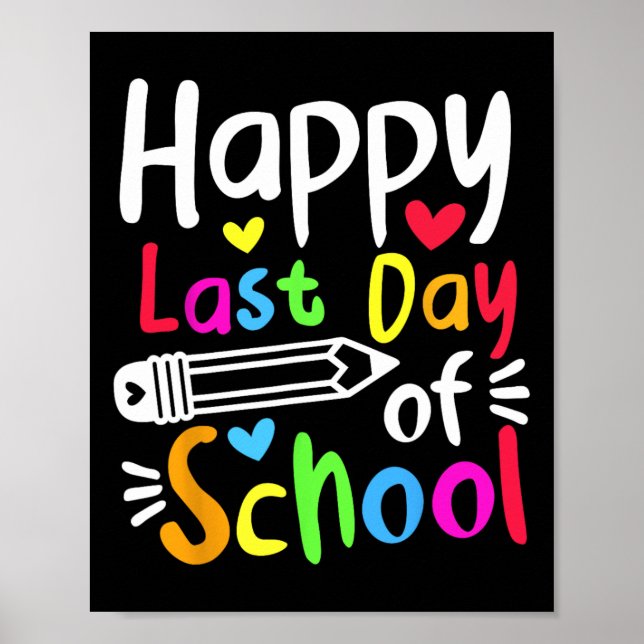 Poster Joyeuse Dernière Journée D'Étudiantes À L'École Fe (Devant)