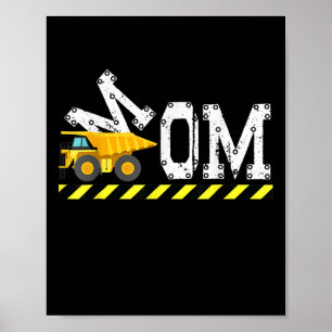 Poster Joyeuse Fête Des Mères Cute Construction Enfants P