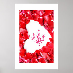 Poster Joyeuse fête des Mères florale