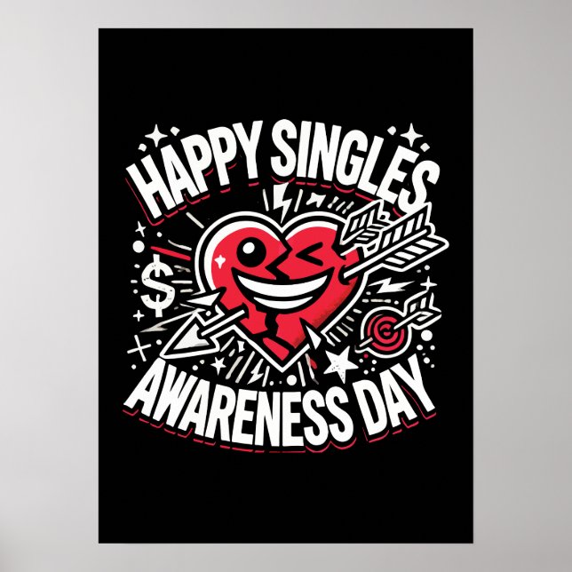 Poster Joyeuse Journée de sensibilisation aux singles, Jo (Devant)