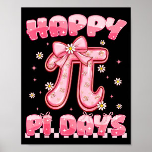 Poster Joyeuse Journée Pi 3.14 Soyez Irrationnel Coquette