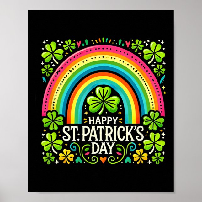 Poster Joyeuse Saint-Patrick Saint Patrick's Day  (Devant)
