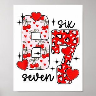 Poster Joyeuse Saint-Valentin 67 Meme Cœurs Coquette Arc