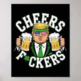 Poster Joyeuse St Patrick Funny Boire de la bière Vérité