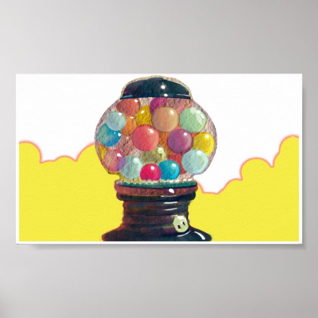 Poster Joyeuses Gumballs (Devant)