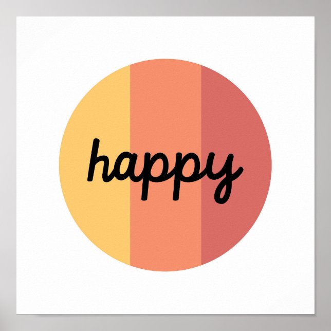 Poster joyeux (Devant)