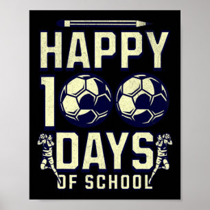 Poster Joyeux 100 Jours D'école Enseignant 100ème Jour Fo