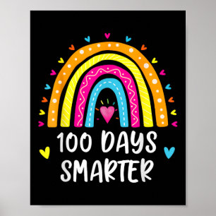 Poster Joyeux 100e Jour D'Étudiant 100 Jours Plus intelli